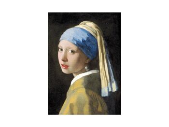 Torchon, Fille à la boucle d'oreille en perle, Vermeer 3