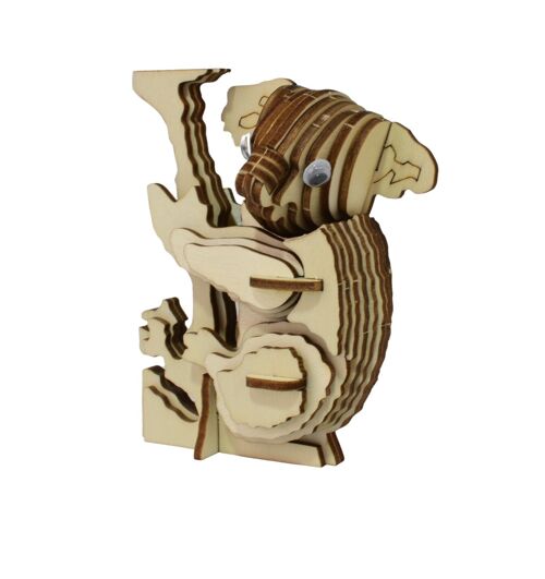 Construction kit 3D Puzzle Koala made of wood