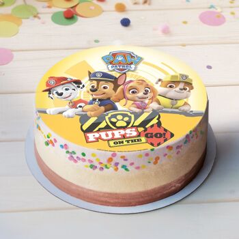 DISQUES EN AZYME POUR GÂTEAU PAW PATROL 4