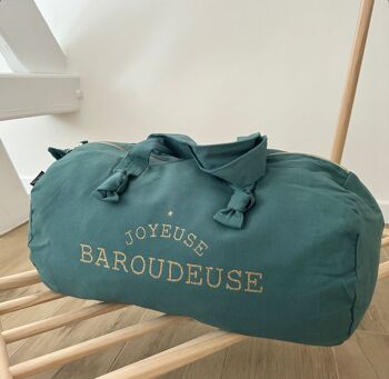 Sac Polochon - Eucalyptus - Joyeuse Baroudeuse 1