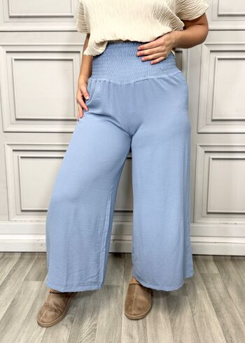 Pantalon Palazzo Taille Haute 10