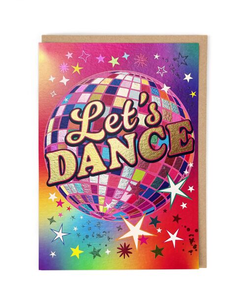 Let's Dance Birthday Card