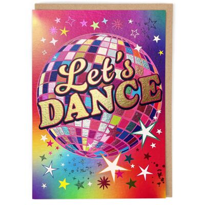 Lass uns tanzen - Geburtstagskarte