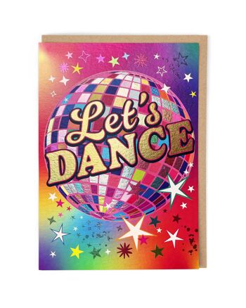 Carte d'anniversaire Let's Dance