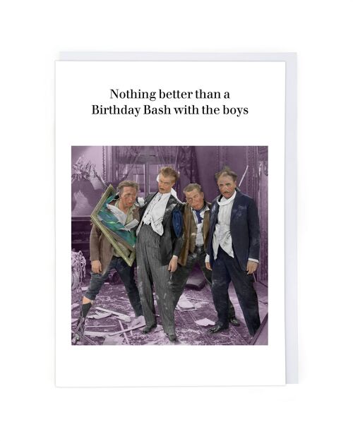 Birthday Bash Birthday Card
