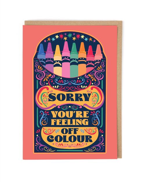 Crayons Get Well Card