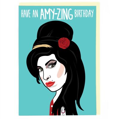 Carte d'anniversaire Amy-Zing
