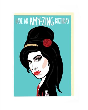 Carte d'anniversaire Amy-Zing