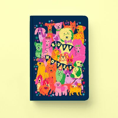 Dogs Notebook - retro illustrated notebook