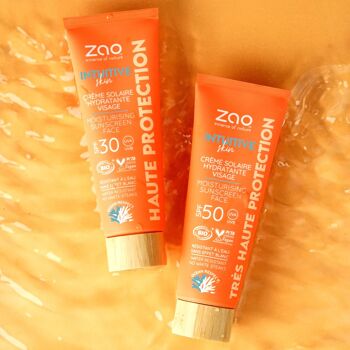 Crème solaire visage hydratante - SPF 30 & 50 - 100% naturelle, biologique et vegan 2