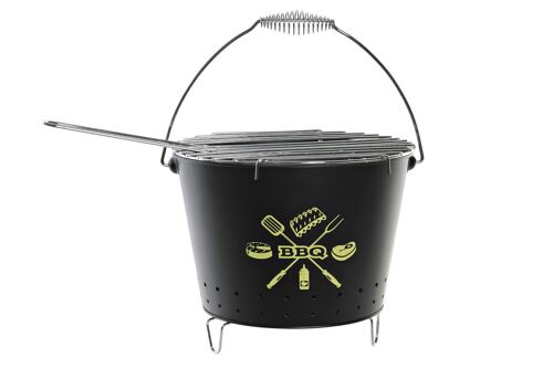 BARBACOA METAL 42X27X21 14 NEGRO RC180171