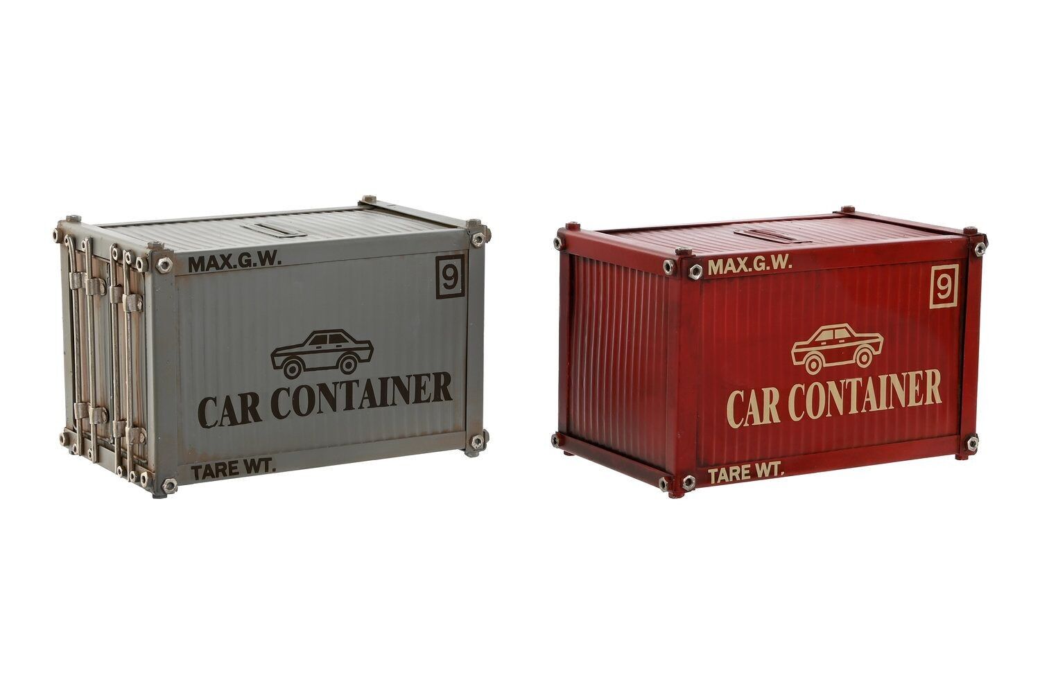 PIGGY BOX IN METALLO 20X12X12 2 SURT. MO209750