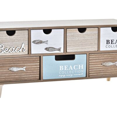 PORTAGIOIELLI IN LEGNO 40X16X19 MARRONE SPIAGGIA LM196416