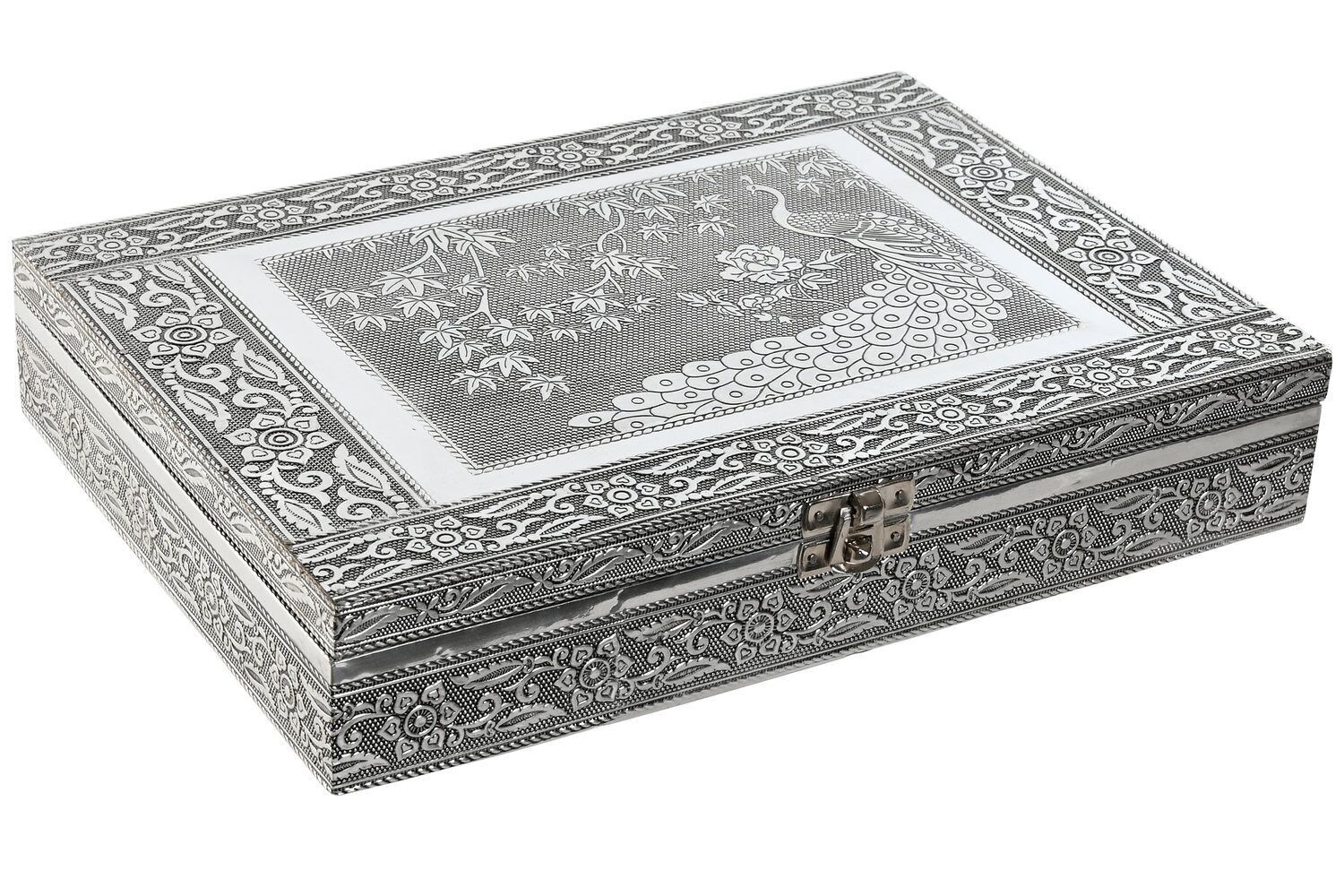 PORTAGIOIE IN LEGNO ALLUMINIO 27,5X20X5,4 PAVONE JO211646