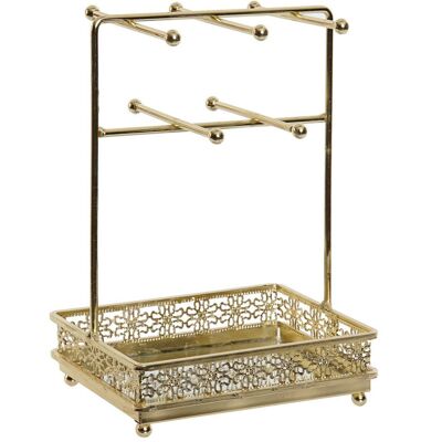 SCHMUCKKASTEN METALLSPIEGEL 16,5X11,5X24 BRILLIANT GOLDEN LD194363