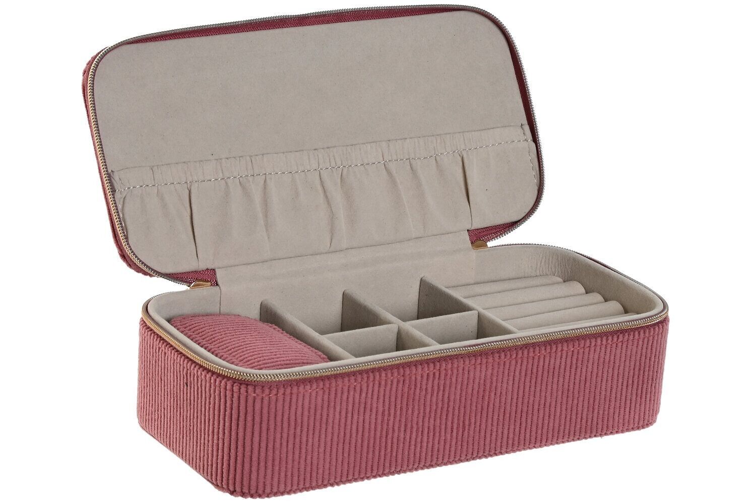 COFANETTO SET 2 POLIESTERE 20,5X10X6 VELLUTO DA VIAGGIO JO213055