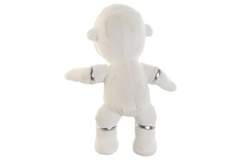 PELUCHE POLYESTER 15X15X30 ASTRONAUTE BLANCHE PE212709 3