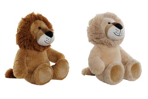 PELUCHE POLIESTER 24X31X28 LEON 2 SURT. PE212990