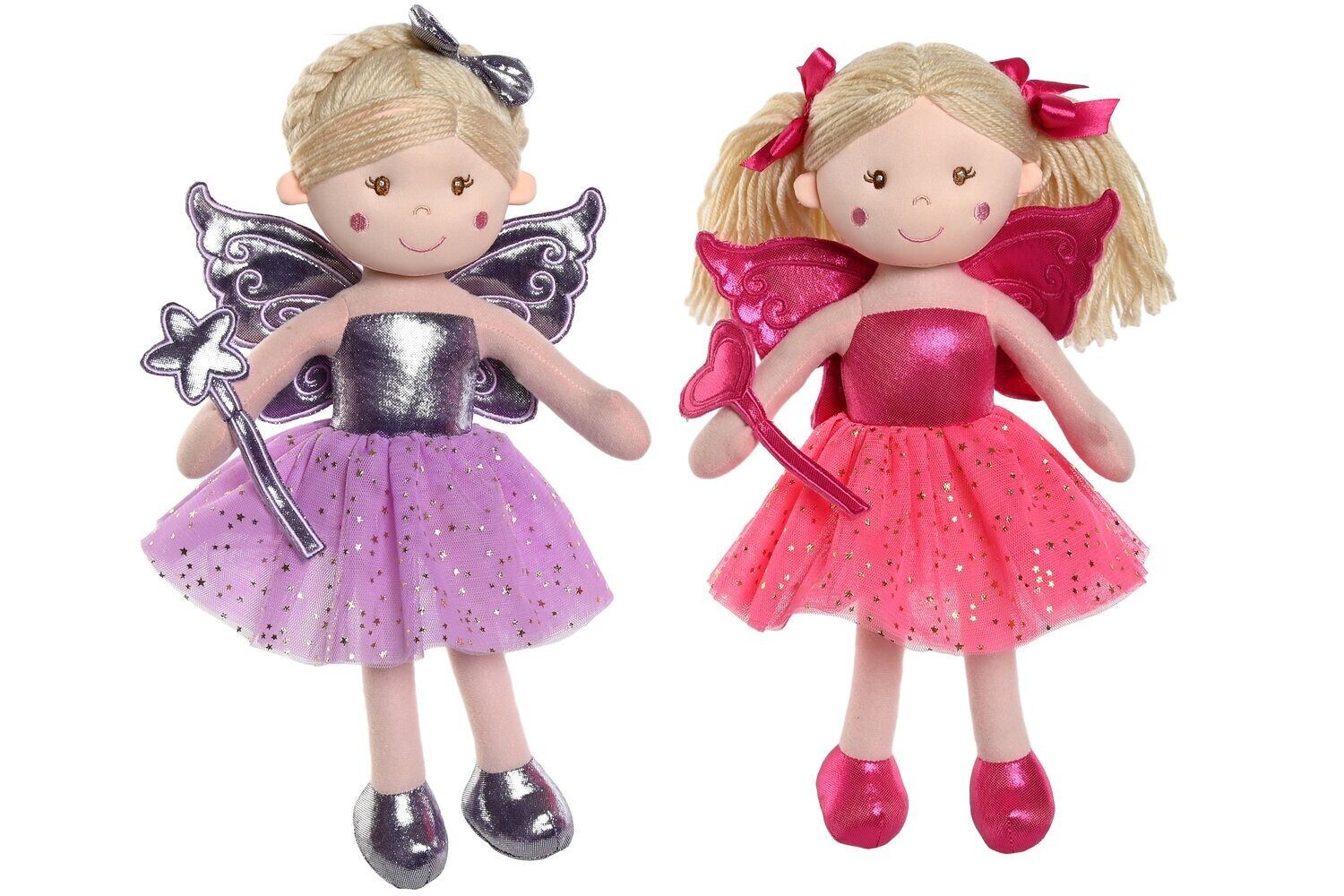 POLIESTERE PELUCHE 20X10X35 FATA 2 ASSORTIMENTO MN212698