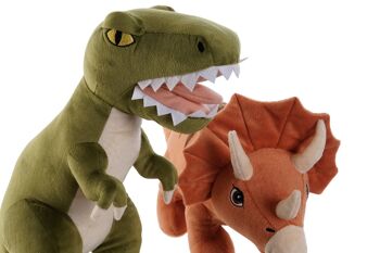 PELUCHE POLYESTER 46X20X25 ASSORTIMENT DINO 2 PE212992 2