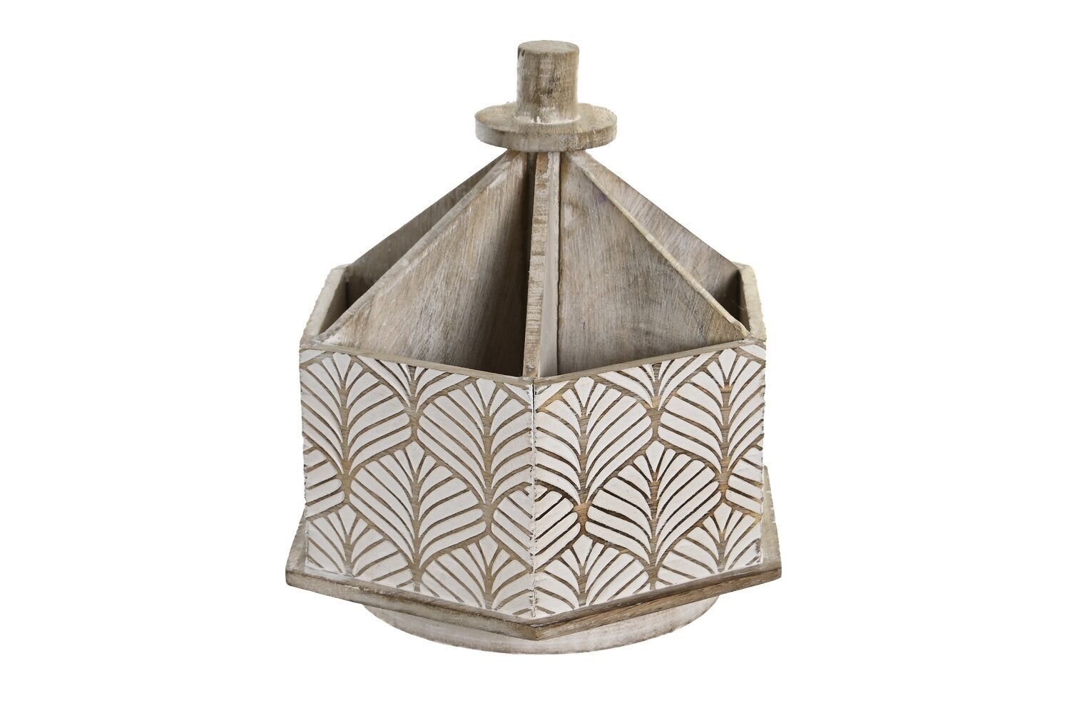 PORTA COMANDI MANGO 21X19X22 GIREVOLE DECAPE MARRONE LD201070