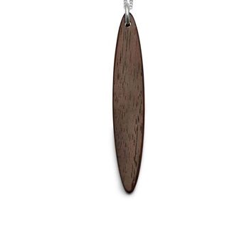 PENDENTIF FOLI EN BOIS DE ROSE – ARGENT 2