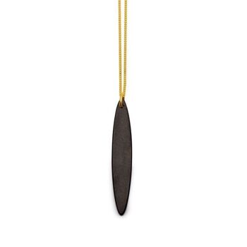 PENDENTIF FOLI BOIS NOIR – OR 1