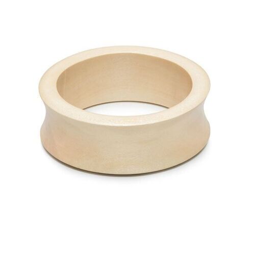 Concave whitewood bangle