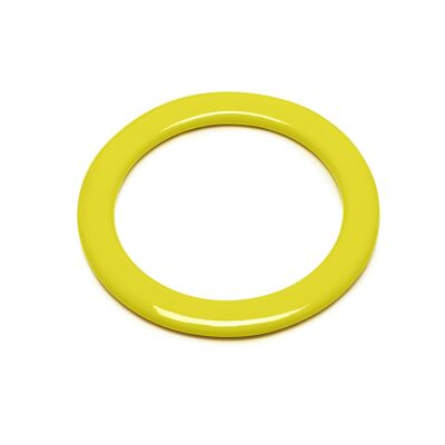 Bracciale rigido piatto laccato Chartreuse