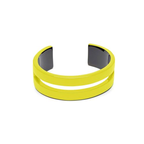 Chartreuse cut-out cuff