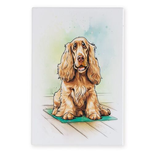 Cocker Spaniel Ceramic Tile Picture Plaque Wall Art 30 x 20cm