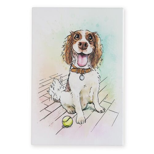 Springer Spaniel Ceramic Tile Picture Plaque Wall Art 30 x 20cm