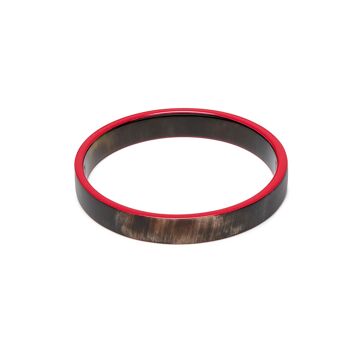 Bracelet Naturel Slim Rouge et Noir 1