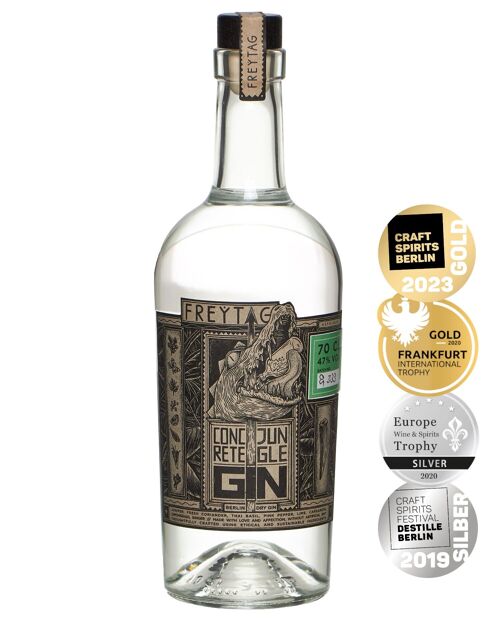 CONCRETE JUNGLE GIN - 47% vol - 70cl