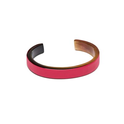 Rotes, schmales, lackiertes Armband