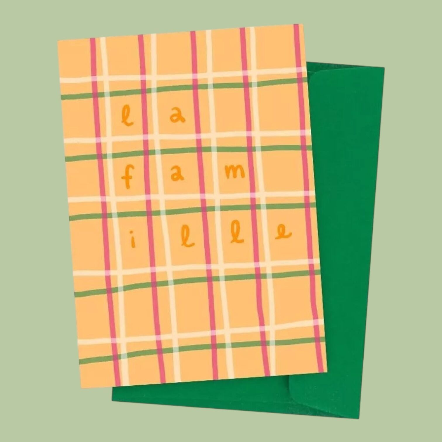 Cartolina La famiglia