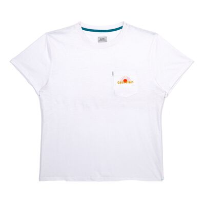 Weißes bedrucktes T-Shirt von MARIISORÉ x BILLYBELT