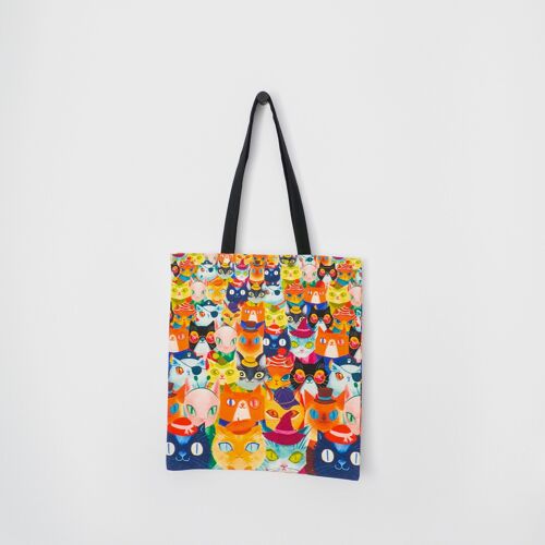 Cattastic Friends Tote Bag