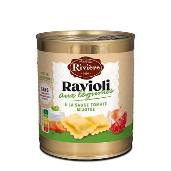 Ravioli aux légumes sauce mijotée façon grand mère