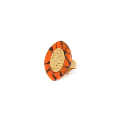 STROMBOLI adjustable orange termite mound ring