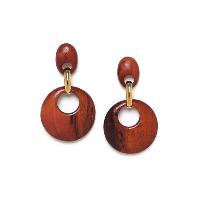 KAFFE coffee gypsy push earrings