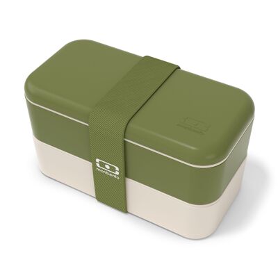 MB Original - Olive - Lunchbox 2 Fächer - Hergestellt in Frankreich - 1L