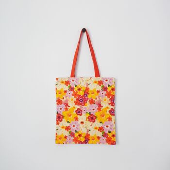 Sac fourre-tout de bonbons aux fleurs