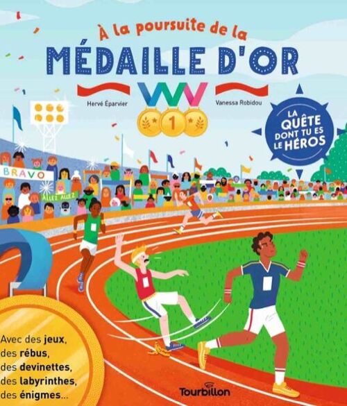 LIVRE DONT TU ES LE HERO - MEDAILLE D OR