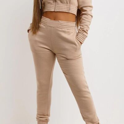 CROPPED HOODIE AND JOGGER CO-ORDS SET-1735