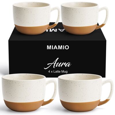 Coffee cup set Aura collection (4 x 450 ml)