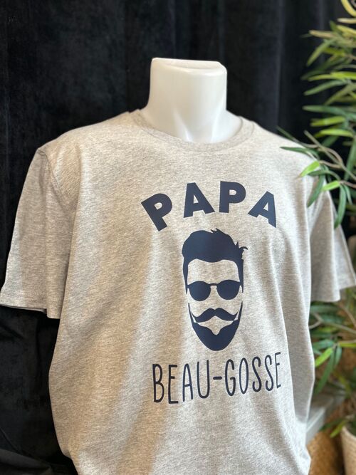 T-shirt Gris Papa Beau-Gosse - Collection fête des pères