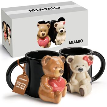 Tasse en céramique ours 350 ml / mug 3D 1