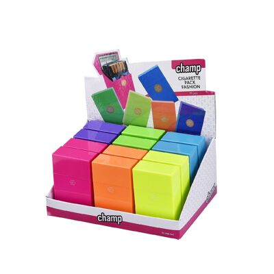 Schachtel mit 20 Colour Flash Champ-Zigaretten