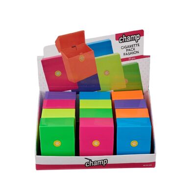 Schachteln mit 30 Colour Flash Champ-Zigaretten